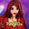 7999-0=